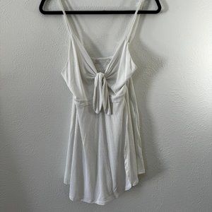 Urban Outfitters White Bow Summer Skirt - Size M